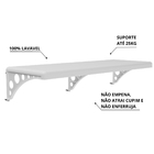 Prateleira Multiuso Branca Com Suporte | 80x30cm | Astra | Ki